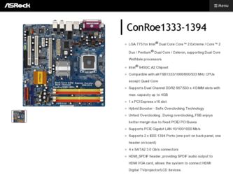 ConRoe1333-1394 driver download page on the ASRock site