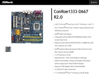 ConRoe1333-D667 R2.0 driver download page on the ASRock site