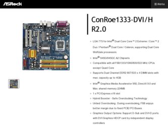 ConRoe1333-DVI/H R2.0 driver download page on the ASRock site