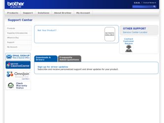 CS-6000B driver download page on the Brother International site