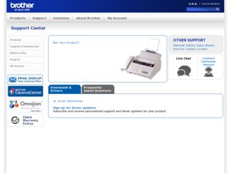 MFC-970MC driver download page on the Brother International site
