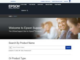 B-310N driver download page on the Epson site
