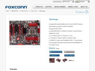 Bloodrage driver download page on the Foxconn site