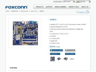 H55M-S driver download page on the Foxconn site