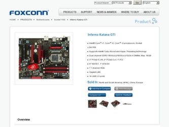 Inferno Katana GT.. driver download page on the Foxconn site