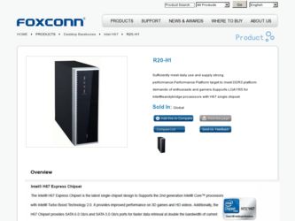 R20-H1 driver download page on the Foxconn site