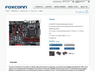 Rattler driver download page on the Foxconn site