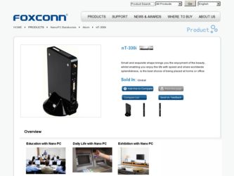 nT-330i driver download page on the Foxconn site