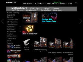 P2532V driver download page on the Gigabyte site