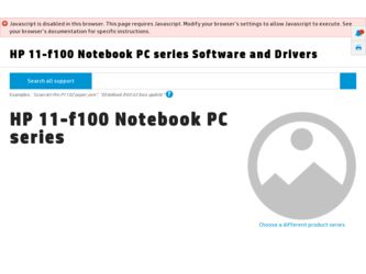11-f100 driver download page on the HP site