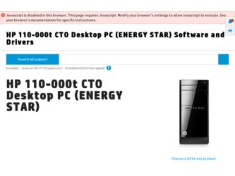 110-000t driver download page on the HP site