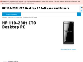 110-230t driver download page on the HP site