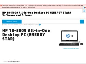 18-5009 driver download page on the HP site
