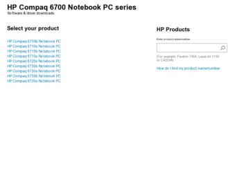 6700 driver download page on the HP site