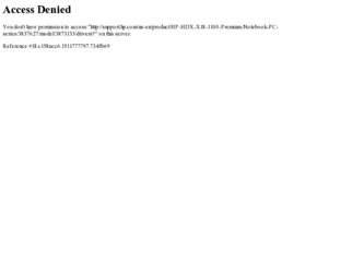 HDX X18-1106TX driver download page on the HP site