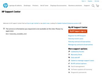 MP6 driver download page on the HP site