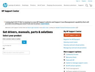 Pro 3381 driver download page on the HP site