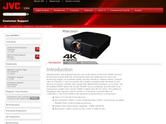 DLA-X900RKT driver download page on the JVC site
