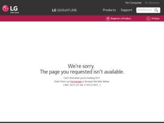 D850 Silk driver download page on the LG site