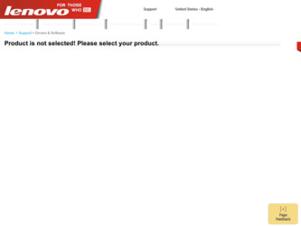892204U driver download page on the Lenovo site