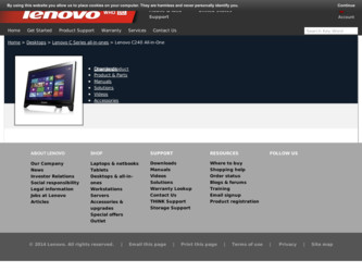 C240 driver download page on the Lenovo site