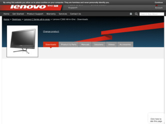 C360 driver download page on the Lenovo site
