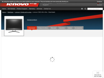 C365 driver download page on the Lenovo site