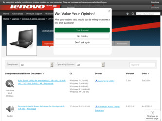 K2450 driver download page on the Lenovo site