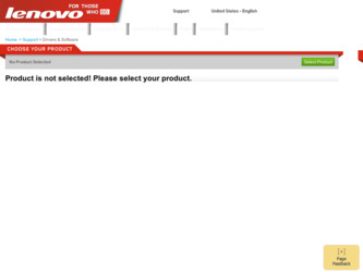 ThinkPad 750 driver download page on the Lenovo site