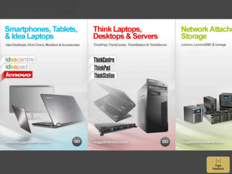 ThinkPad S430 driver download page on the Lenovo site