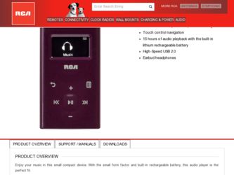 M2204PL driver download page on the RCA site