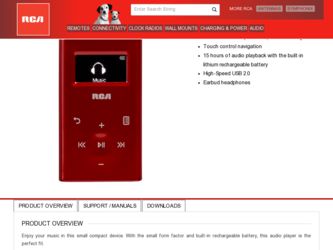 M2204RD driver download page on the RCA site