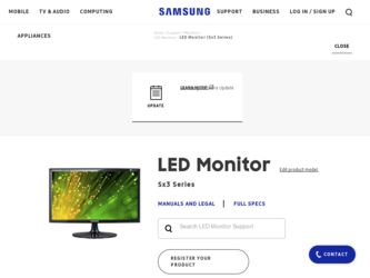 BX2431 driver download page on the Samsung site