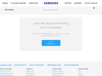 NP900X4D driver download page on the Samsung site