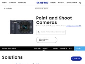 S85 driver download page on the Samsung site