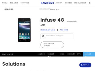 SGH-I997 driver download page on the Samsung site