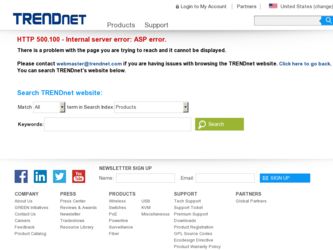 TEW-751DR driver download page on the TRENDnet site