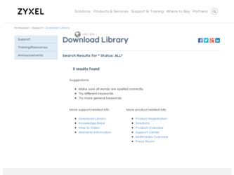 B-100 driver download page on the ZyXEL site