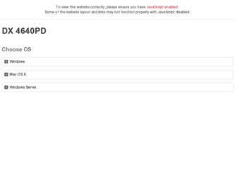 Priport DX 4640PD driver download page on the Ricoh site