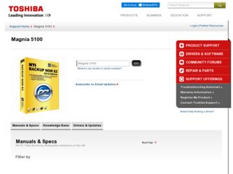 5100 driver download page on the Toshiba site